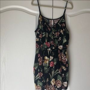 Tropical Print Romper